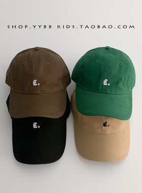 ins儿童帽子韩版可爱宝宝薄款鸭舌帽男女童时尚百搭春秋棒球帽潮