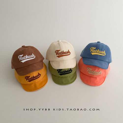 春秋款婴儿帽子男女童棒球帽