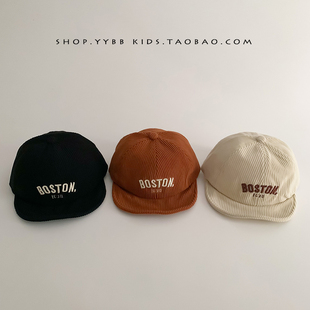 宝宝帽子秋冬季新款可爱超萌鸭舌帽男童女童婴儿软檐韩系棒球帽潮