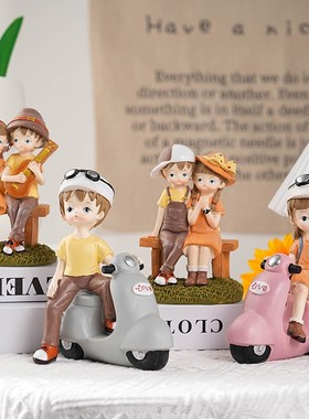 树脂玄关摆件田园创意