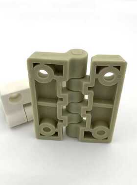 PP合页紧固件 PP塑料合页 PP塑料铰链 防腐铰链72*60*10MM