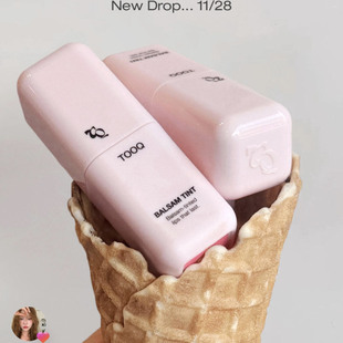 tooq唇釉新品韩国水雾桃色balsam tint唇彩雾面持久滋润凤仙花