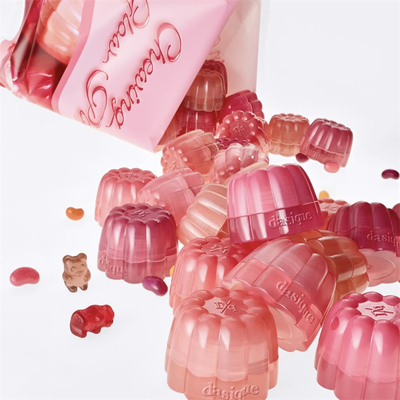 3月新品韩国dasique水果牛奶布丁唇釉果冻糖果口红唇膏滋润礼盒