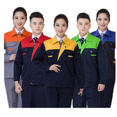 新款 长袖 套装 春秋季 男女汽修装 饰电焊工厂加厚耐磨定制劳保绣字