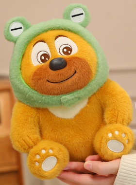 正版授权熊出没玩偶公仔可爱熊大熊二毛绒玩具娃娃儿童生日礼物女