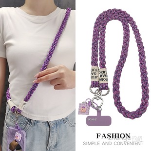 Women's Braided Phone Lanyard Outdoor Crossbody Strap