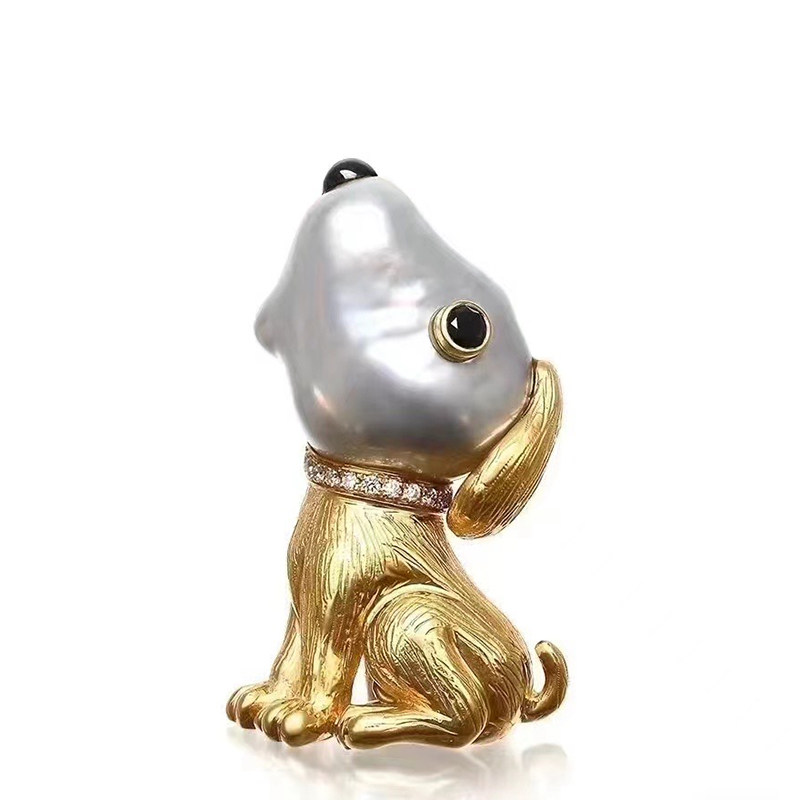 DIY珍珠配件925银异形巴洛克吊坠