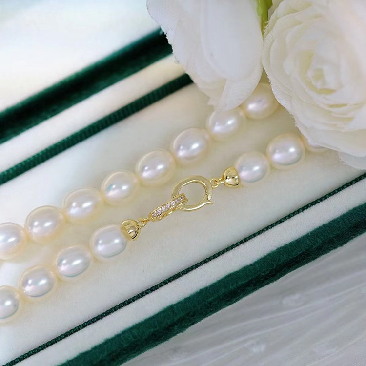 diy配件珍珠项链扣头s925纯银扣子带钻握手扣手链毛衣链搭扣材料