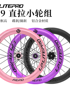 LP litepro小轮折叠车16寸轮组349高框40MM大刀圈120响碟V刹轮组