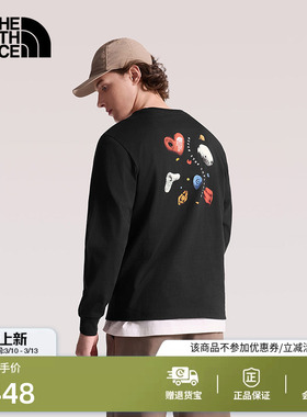 北面V-DAY长袖T恤男女运动户外休闲透气新款TheNorthFace|8GW2