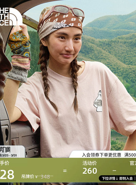 北面男女同款TDC印花系列短袖T恤户外透气新款TheNorthFace|8GYY