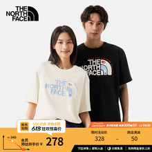 TheNorthFace北面短袖T恤情侣山夏印花透气520爱心户外新款|8CSZ