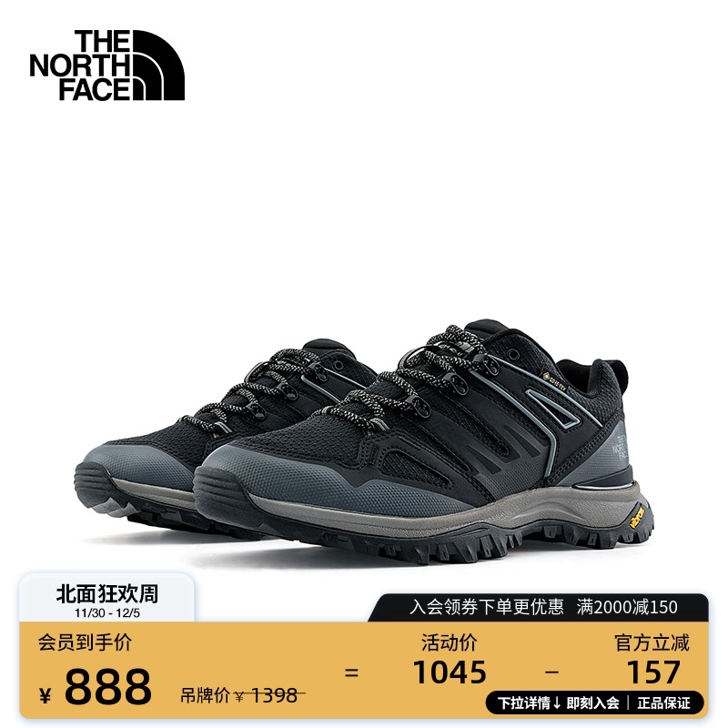北面女Hedgehog防水刺猬徒步鞋