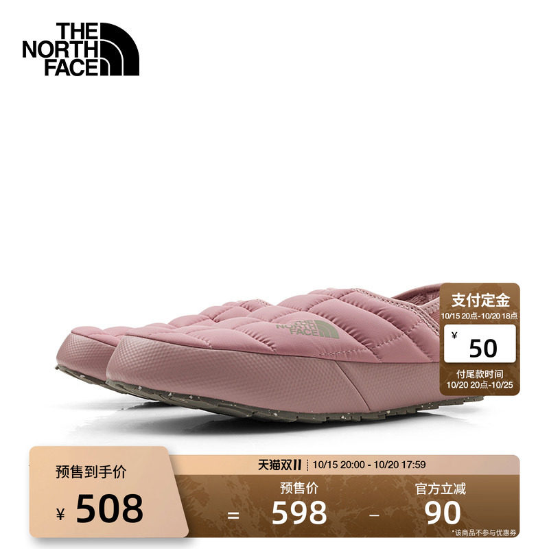 北面营地鞋子女Mule保暖防泼水户外休闲秋冬TheNorthFace|3V1H