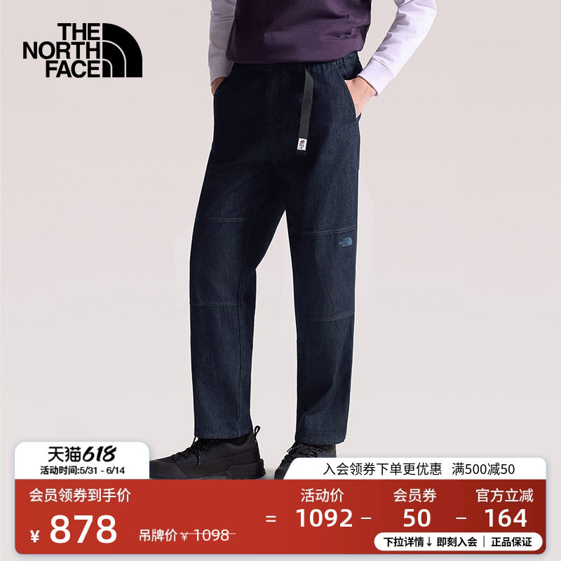 北面Denim牛仔裤宽松休闲长裤子男户外透气新款TheNorthFace|8FZX