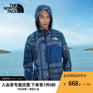 经典 款 TheNorthFace北面腰果花防风夹克情侣防泼水户外新4NC6