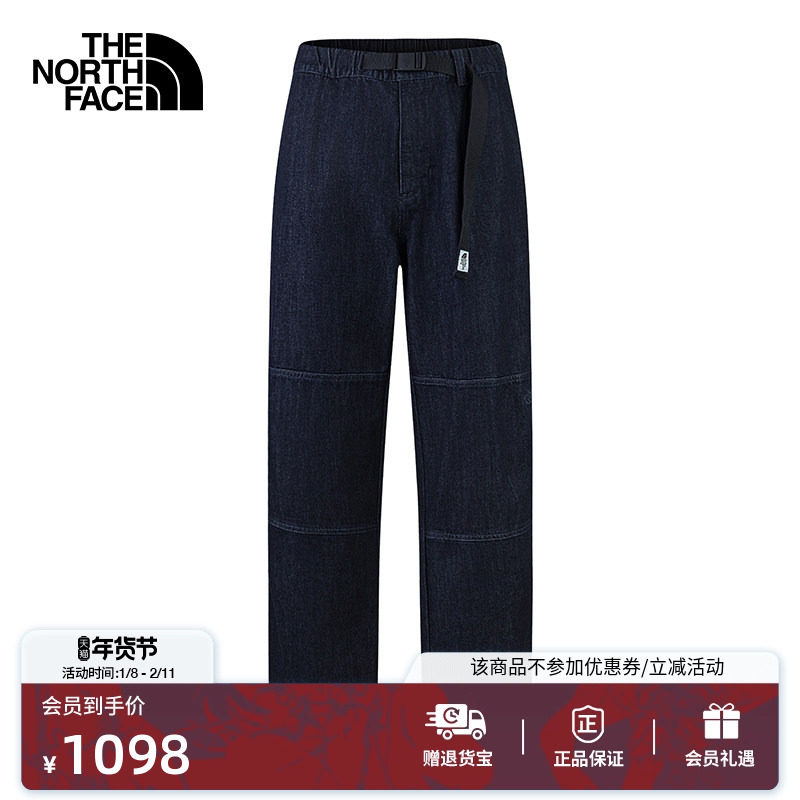 北面Denim牛仔裤宽松休闲长裤子男户外透气新款TheNorthFace|8FZX,户外/登山/野营/旅行用品,户外休闲裤,淘宝优惠券,粉丝福利购,淘宝优惠卷