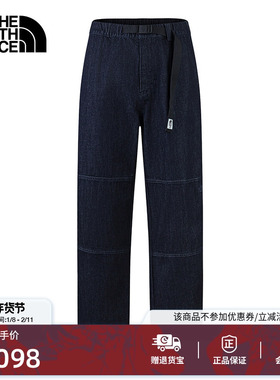 北面Denim牛仔裤宽松休闲长裤子男户外透气新款TheNorthFace|8FZX