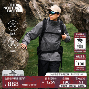 预北面男防水硬壳冲锋衣户外防风新款 8GKX 徒步外套TheNorthFace