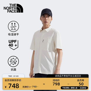 TheNorthFace 夏户外新款 8DG0 衬衫 北面男LIGHTRANGE防晒速干短袖