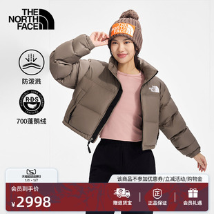 北面ICON女Nuptse短款 5GGE 高腰羽绒服鹅绒防泼水TheNorthFace