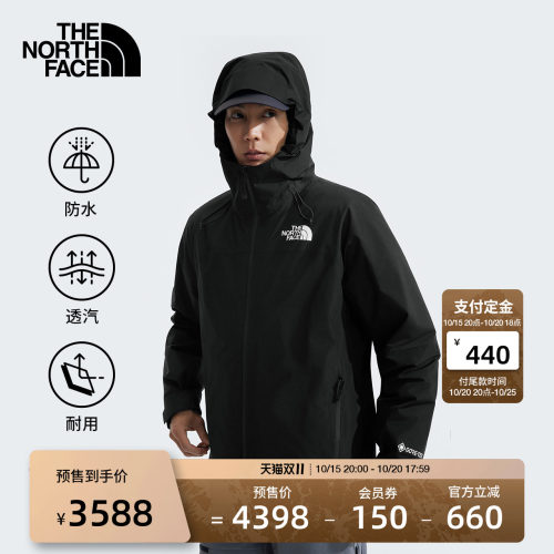 北面男GTX防水羽绒三合一