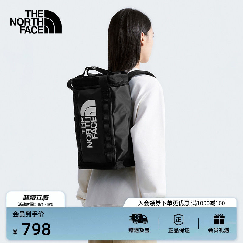 北面男女同款双肩背包徒步图片