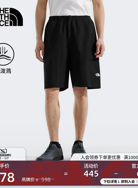 北面男防泼水短裤舒适多口袋户外徒步旅行TheNorthFace|87UZ