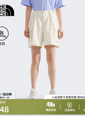 北面女Camp防风工装风短裤子户外徒步夏季新款TheNorthFace|8C58