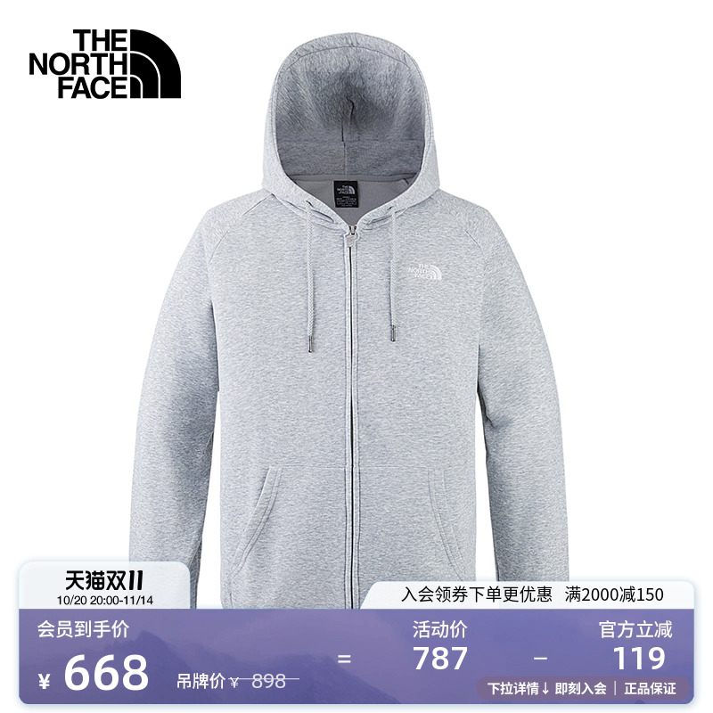 北面男女同款针织卫衣