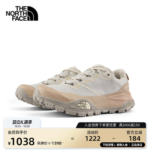 北面女GTX低帮防水徒步鞋