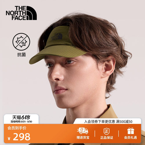 北面男女同款空顶鸭舌帽