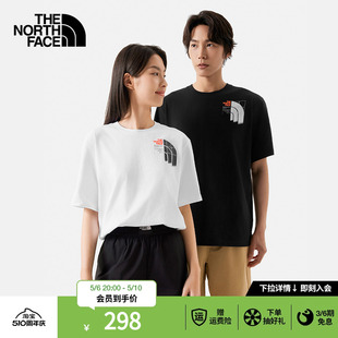 TheNorthFace北面短袖 新款 舒适透气户外夏季 T恤情侣款 8CSP