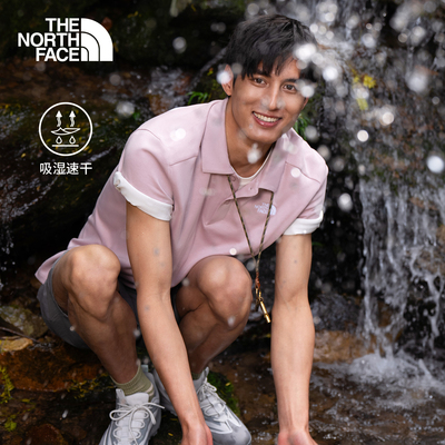 北面24/7 Polo衫速干衣短袖上衣男女运动户外TheNorthFace|8GVS