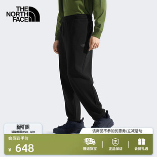 8F07 子男宽松户外休闲透气TheNorthFace 北面针织长裤 运动裤
