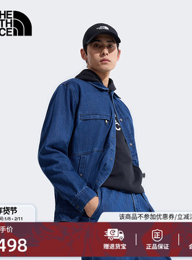 北面Denim牛仔外套男多口袋牛仔衣户外透气新款TheNorthFace|8FZN