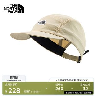 8CTF TheNorthFace 北面男女同款 轻量运动鸭舌帽可收纳户外夏新款