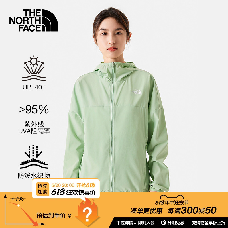 TheNorthFace北面 ZEPHYR防风夹克女防泼水UPF防晒衣户外|7WCP 户外/登山/野营/旅行用品 防晒衣 原图主图