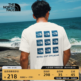北面男女同款 款 纯棉短袖 T恤户外新款 8EY8 TheNorthFace 经典