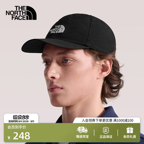 北面男女同款运动鸭舌帽