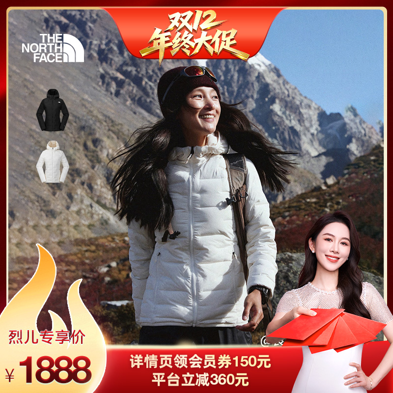 北面女防风防泼水鹅绒服