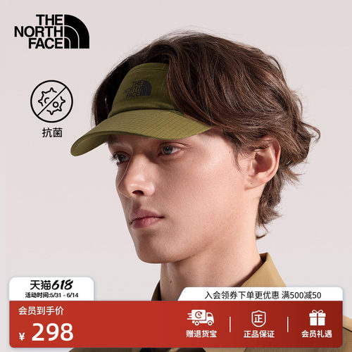 北面男女同款空顶鸭舌帽