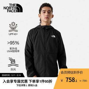 81PO TheNorthFace北面防风夹克男防风UPF防晒衣户外夏季 新款