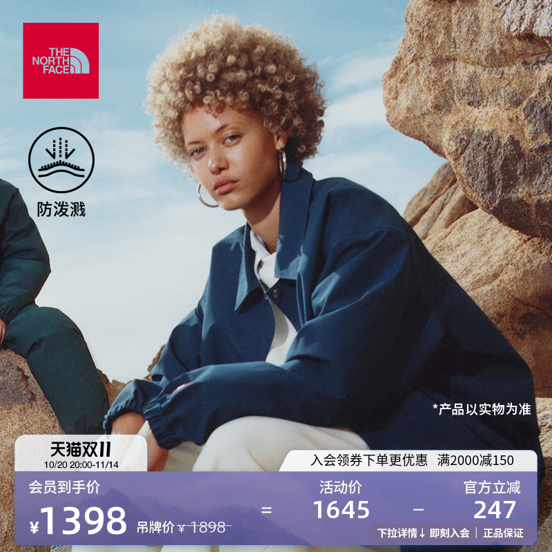 北面男女同款防泼水休闲夹克