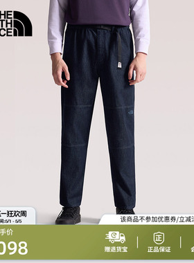 北面Denim牛仔裤宽松休闲长裤子男户外透气新款TheNorthFace|8FZX