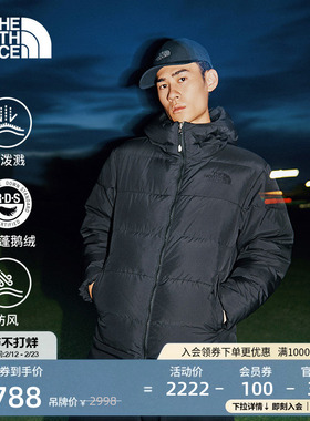 北面男连帽羽绒服鹅绒防风保暖户外TheNorthFace8GK1