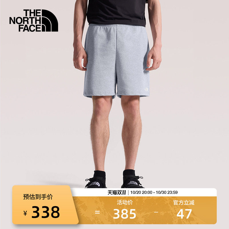 北面短裤子男纯棉宽松针织运动户外休闲透气夏TheNorthFace|88GD