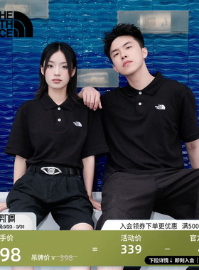 北面短袖Polo男透气保罗运动户外休闲夏季新款TheNorthFace|87UX