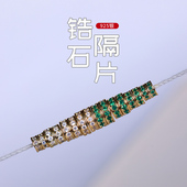 精工铜镀锆石隔片垫片猴头金刚星月菩提文玩手串配饰品