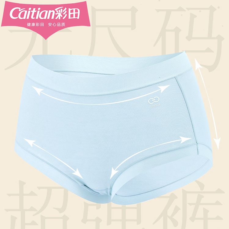 彩田内裤新疆棉遮肉舒适不易变形